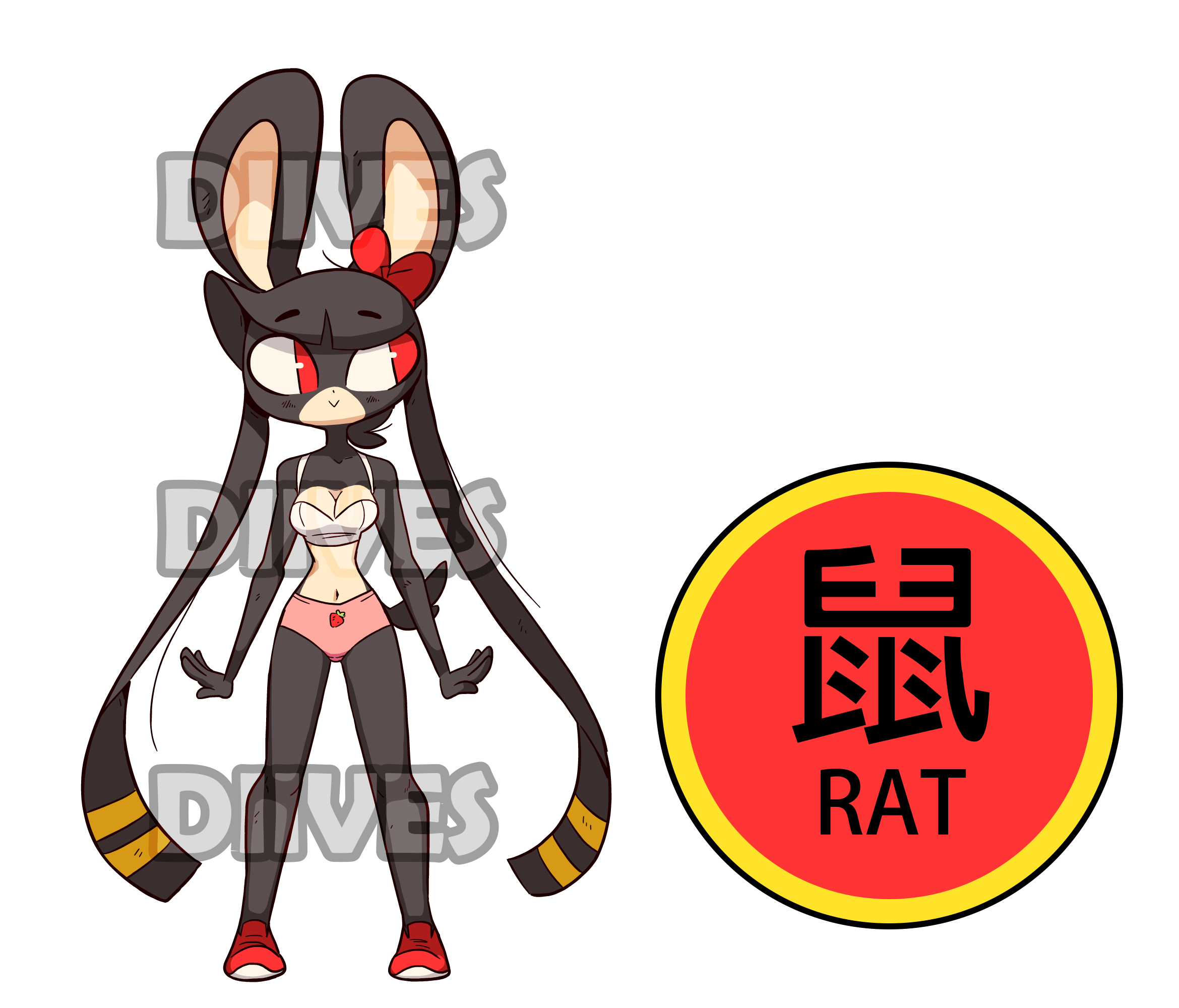 Zhima Rat Zodiac Standee from Diives (Sfw)